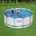 Bestway Steel Pro MAX 366cm Round Above Ground Pool 10250L with 530gal Filter Pump Ladder Cover White