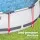 Bestway Steel Pro MAX 427x122cm Round Pool - Rust-Resistant Frame, UV-Resistant Walls, Filter Pump & Ladder Included