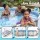 Bestway 427cm Round Steel Above Ground Pool Set 10,220L with Filter Pump and Tritech Walls White