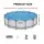 Bestway 4.27m Steel Above Ground Round Pool Set with 13,030L Capacity Tritech Walls Ladder Pump Cover White