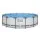 Bestway 4.27m Steel Above Ground Round Pool Set with 13,030L Capacity Tritech Walls Ladder Pump Cover White