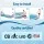 Bestway 457cm Round Inflatable Above Ground Pool with 9677L Filter Pump Blue Fast Set