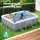 Bestway Power Steel Frame 282x196x84cm Above Ground Pool with UV-Resistant PVC Walls & 3662L Filter Pump System