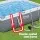 Bestway Power Steel Frame 282x196x84cm Above Ground Pool with UV-Resistant PVC Walls & 3662L Filter Pump System