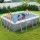Bestway Power Steel Frame 282x196x84cm Above Ground Pool with UV-Resistant PVC Walls & 3662L Filter Pump System
