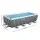 Bestway Steel Frame Pool Set 488cm Grey with Filter Pump Ladder Cover and PVC Polyester Sidewalls