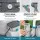 Bestway Flowclear™ 1500GPH Sand Filter Pool Pump for 1,100-42,300L Pools - Durable, Low-Maintenance Filtration System