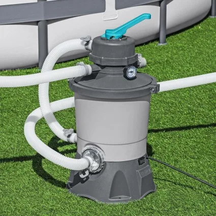 Bestway Flowclear Sand Filter Pool Pump 800GPH - Durable, Low-Maintenance Filtration for 1,100-16,000L Pools
