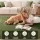 Artiss Tatami Mat Floor Mattress 200cm x 200cm 3cm Foam Green Coral Velvet Anti-Slip Water-Repellent
