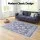 Artiss Modern Floor Rug 120x170cm - Soft Velvet, Water-Repellent, Anti-Slip, Fade-Resistant Flannel Area Carpet Mat