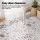 Artiss Washable Floor Rug 200x290cm - Modern Geometric Polyester Carpet with Anti-Slip Backing, Low-Profile Design