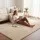Artiss Tatami Mat 150x200cm Floor Mattress 3cm High Density Foam Coral Velvet Beige Portable Futon Anti-Slip