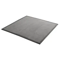 Artiss Tatami Mat 200 x 200cm 3cm High Density Foam Floor Mattress Coral Velvet Anti‑Slip Grey All‑Season