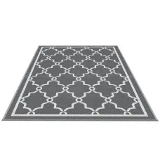 Gardeon 152x244cm Reversible Outdoor Rug - Durable UV-Resistant PP Carpet for Patios, Camping & Beach Adventures