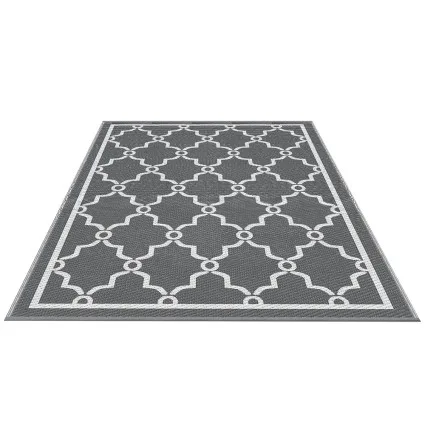 Gardeon 152x244cm Reversible Outdoor Rug - Durable UV-Resistant PP Carpet for Patios, Camping & Beach Adventures