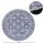Artiss 120cm Round Area Rug Washable Polyester Anti-Slip Robot Vacuum Friendly Low Pile Design