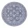 Artiss 120cm Round Area Rug Washable Polyester Anti-Slip Robot Vacuum Friendly Low Pile Design
