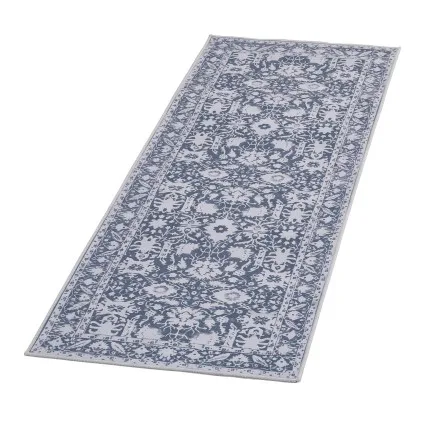 Artiss Runner Rug 60 x 180 cm Washable Low Pile Anti-Slip Polyester Hallway Carpet Robot Vacuum Friendly