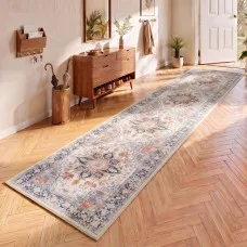 Artiss Runner Rug 60 x 300 cm Foldable Polyester Water-Repellent Non-Shedding Rug for Hallway Kitchen Bedroom