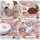 Artiss 120cm Round Rug with Silicone Grip 5mm Machine Washable Vintage Boho Polyester Carpet