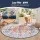 Artiss 160 cm Round Rug with Silicone Grip, 5mm Ultra-Thin Vintage Boho Machine Washable Carpet