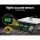 Emajin 40kg Digital Kitchen Weighing Scales – Rechargeable Platform, LCD, High Precision, Memory, Black