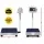 Emajin Digital Platform Scale 150KG - Stainless Steel, LCD, Waterproof, Rechargeable Battery, 50x40cm Platform