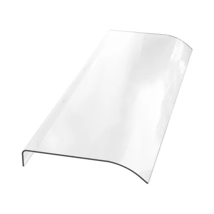 Instahut Transparent PET Polycarbonate Window Door Awning 0.4m x 1m UV Rain Resistant Modern Canopy Cover