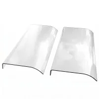 Instahut 0.4m x 2m Transparent PET Polycarbonate Window and Door Awning DIY Canopy 0.4x2m Clear Panel