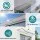 Instahut 0.4m x 2m Transparent PET Polycarbonate Window and Door Awning DIY Canopy 0.4x2m Clear Panel