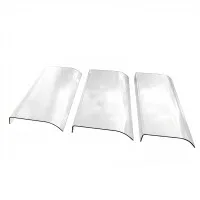 Instahut 0.4m x 3m Transparent PET Polycarbonate Window Door Awning UV Rain Resistant Modern Design (3m)
