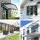 Instahut Transparent Window Door Awning 0.8m x 1m - UV & Rain Resistant, Modern Design, Easy Install, Aluminium Bars