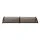 Instahut 0.8mx2m Brown Window Door Awning, UV & Rain Resistant, Durable PC Panel with Aluminium Bars, Easy Install