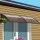 Instahut 0.8mx2m Brown Window Door Awning, UV & Rain Resistant, Durable PC Panel with Aluminium Bars, Easy Install