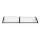 Instahut 0.8m x 2m Transparent Window Door Awning PC Panel Aluminium Bars Black Brackets UV Rain Resistant
