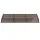 Instahut 0.8m x 3.0m Brown PC Panel Window and Door Awning with Aluminium Bars UV Rain Resistant DIY Canopy