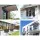 Instahut 1.5x3M Brown Awning Canopy, UV & Rain Resistant, PC Panel, Black Plastic Frame, Door/Window Cover