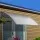 Instahut 1.5 x 3m Window Door Awning Canopy Clear PC Panel Grey Brackets Aluminium Bars UV Rain Resistant