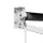 Instahut Retractable Folding Arm Awning 2m x 1.5m Manual Grey 300gsm Polyester Sunshade with Wall Brackets