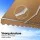 Instahut 2.5Mx2M Beige Retractable Folding Arm Awning - Manual Sunshade with UV-Resistant Polyester & Aluminium Frame