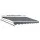 Instahut Retractable Folding Arm Awning, Manual Sunshade 3x2.5M, Grey, UV-Resistant 300gsm Polyester, Aluminium Frame