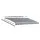 Instahut Retractable Folding Arm Awning, Manual Sunshade, 3Mx2.5M, Pearl Grey, UV-Resistant Polyester, Aluminium Frame
