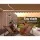 Instahut 4Mx3M Retractable Folding Arm Awning, Beige, UV-Resistant, Manual Sunshade with Hand Crank, Aluminium Frame