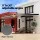 Instahut 4.5Mx3M Grey Retractable Folding Arm Awning, UV-Resistant Polyester, Manual Crank, Weather-Ready Shade