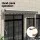 Instahut 4.5Mx3M Grey Retractable Folding Arm Awning, UV-Resistant Polyester, Manual Crank, Weather-Ready Shade