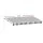 Instahut Retractable Folding Arm Awning Manual Sunshade 4.5m x 3m Grey White Aluminium Frame Polyester