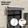 Instahut Motorised Retractable Folding Arm Awning, 2x1.5m, Grey – UV-Resistant Polyester, Aluminium Frame, Remote Control