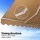 Instahut Motorised Retractable Folding Arm Awning 2.5Mx2M, UV-Resistant Beige Polyester, Remote Control, Aluminium Frame