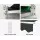 Instahut 3Mx2.5M Grey Retractable Motorised Folding Arm Awning, UV-Resistant Aluminium Frame, Remote Control Included
