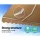 Instahut Motorised Retractable Folding Arm Awning 4x3M Beige – UV-Resistant, Aluminium Frame, Remote Control, Sunshade
